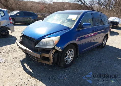 2006 Honda Odyssey Ex-L z USA, uszkodzony, nr VIN 5FNRL38756B438895